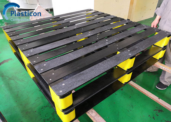 بسته بندی پالت FRP شبکه 19mm ضخامت پلت فرم Fiberglass شبکه