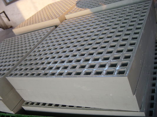 1000mm عرض FRP شبکه پتروشیمی سبز فیبرگلاس شبکه