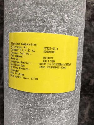 فلانج FRP OEM با استاندارد ANSI و اتصال بولت