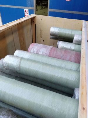 درجه حرارت 110 درجه FRP لوله استاندارد DIN با ضخامت CLB 2mm