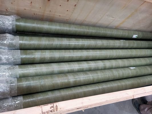 5.8 متر لوله فیبرگلاس 2.5mm ضخامت فیبرگلاس تقویت لوله